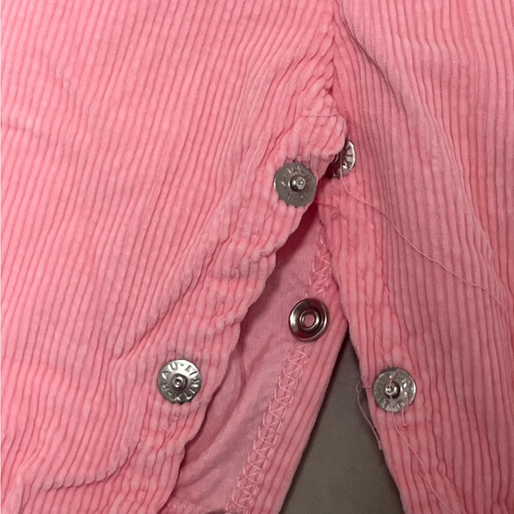 Vintage Pink Corduroy Overalls Kids No Tag - Picture 5 of 8